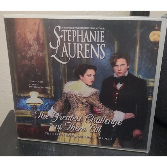 The Greatest Challenge Of Them All Stephanie Laurens Audiobook Devils Brood Tri - Picture 1 of 4
